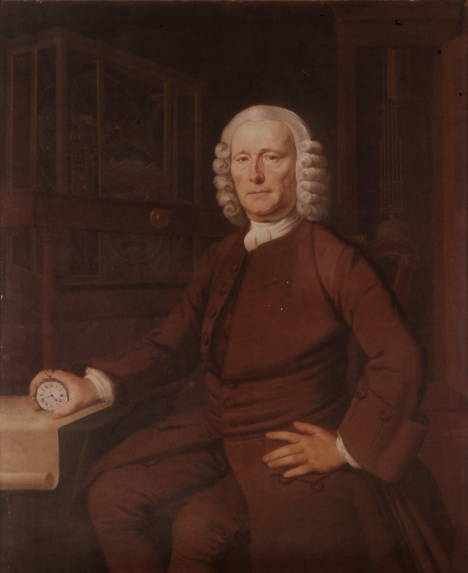Portrait of John Harrison, painted by Thomas King