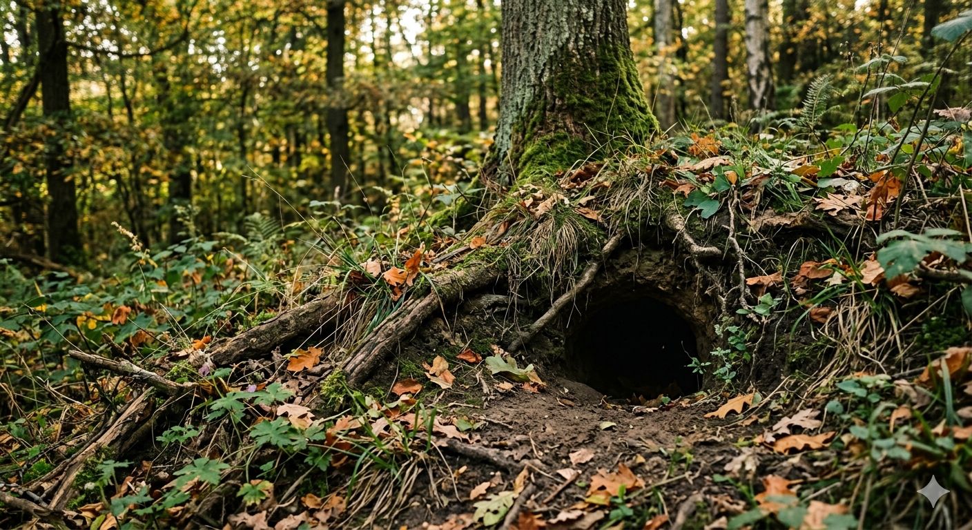 Rabbit hole, symbolic image